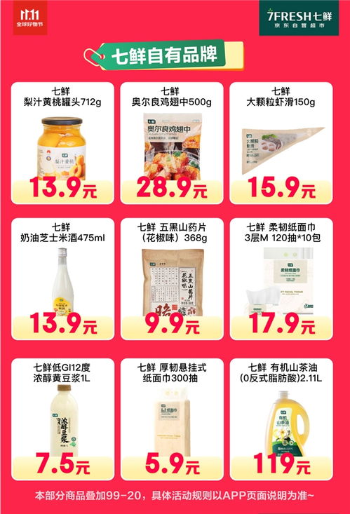 京東七鮮11.11終極福利 滿99減20，引爆日用百貨銷售熱潮